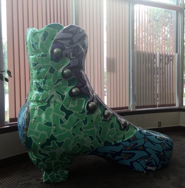 Giant Shoe Sculpture Seeks New Home