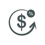 Cashback symbol